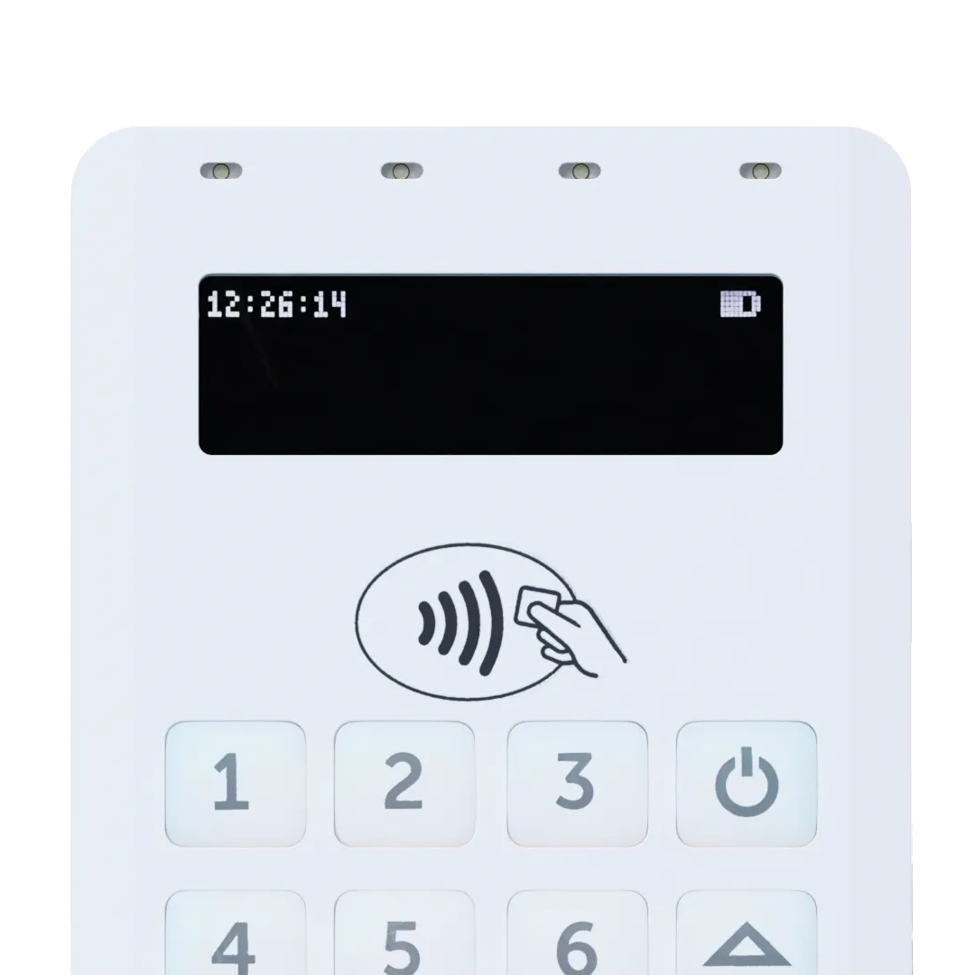 Elavon Mobile close up of screen