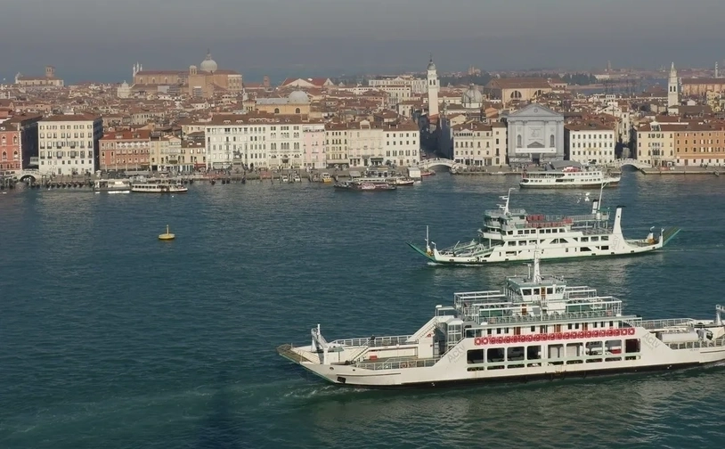 Ships in Venice